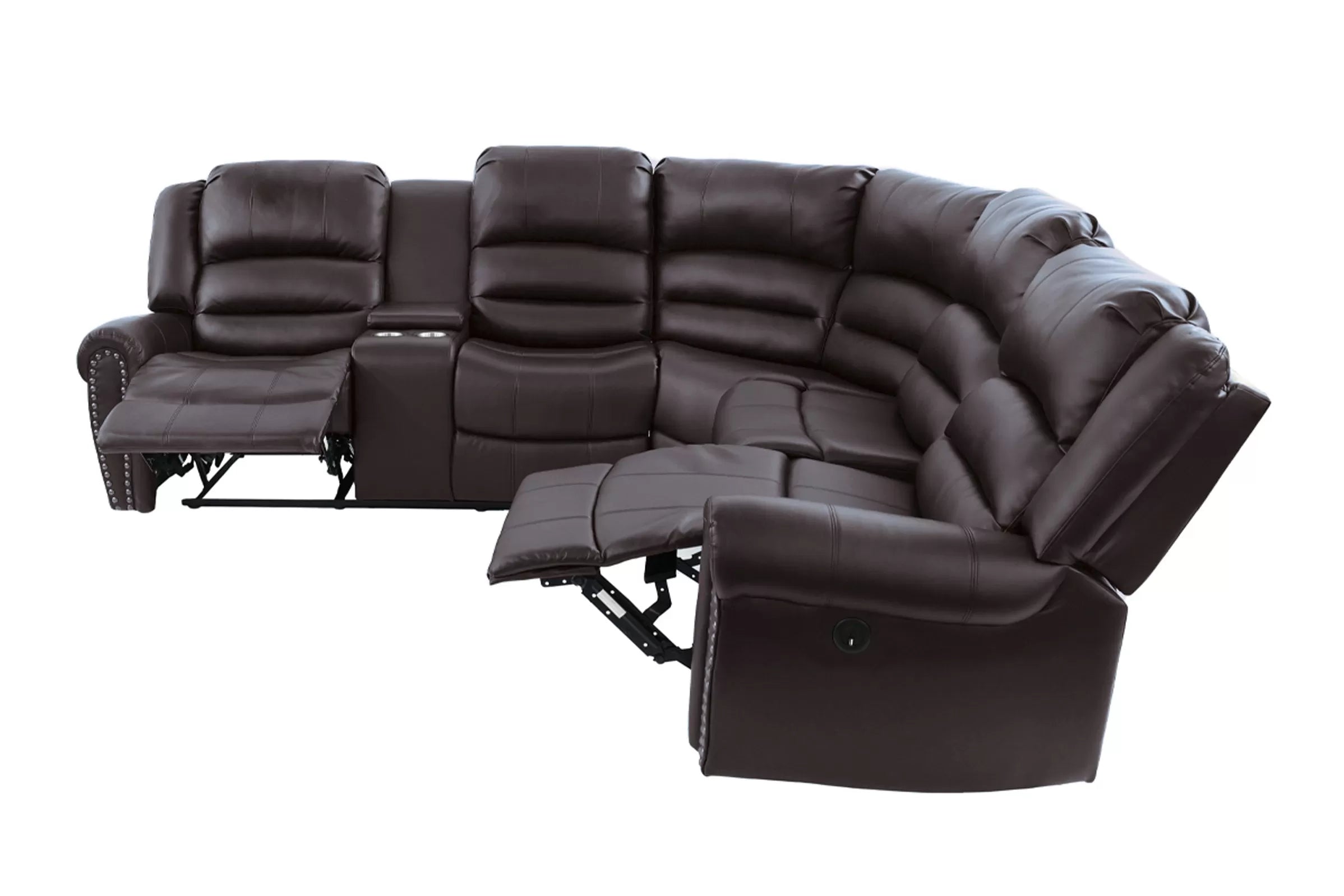 Power Reclining Sectional || F86613