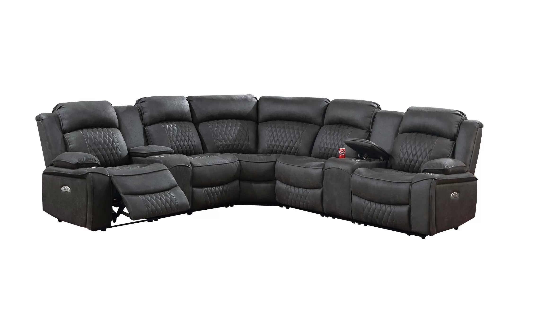 Power Reclining Sectional || F86632 / F86633