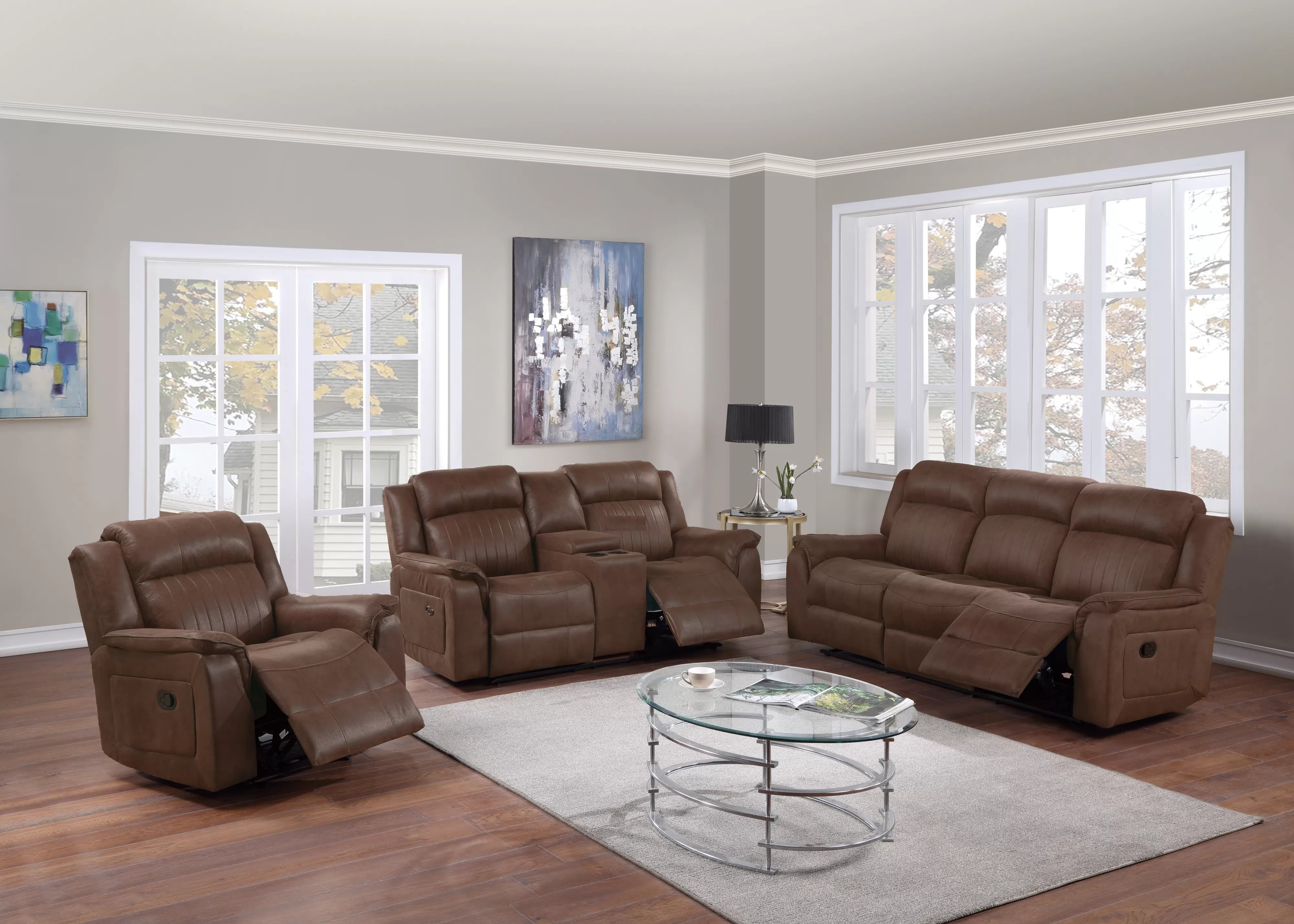 Manual Reclining Loveseat ||  F8745 / F8742