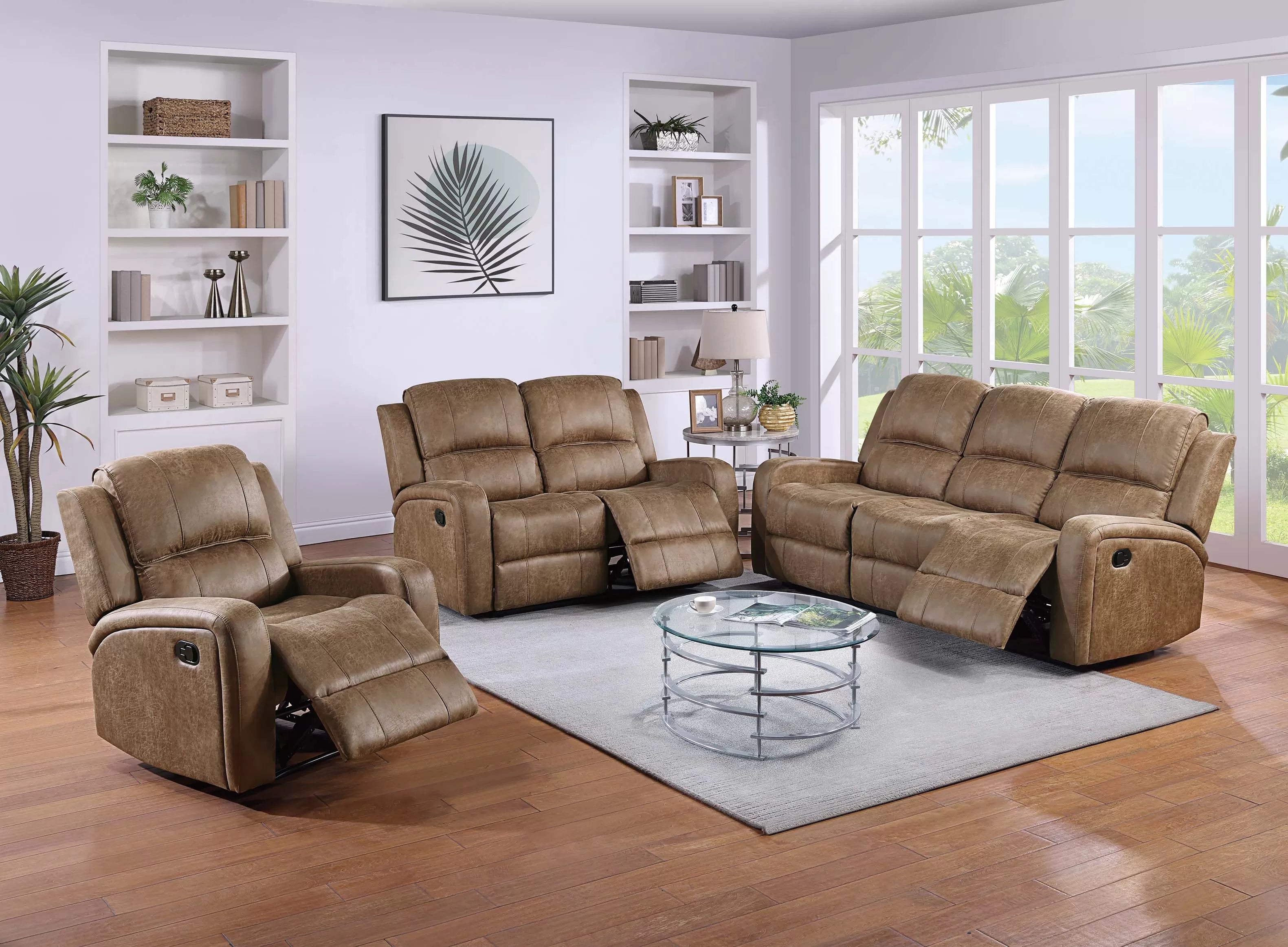 Manual Reclining Sofa ||  F8783/ F8786