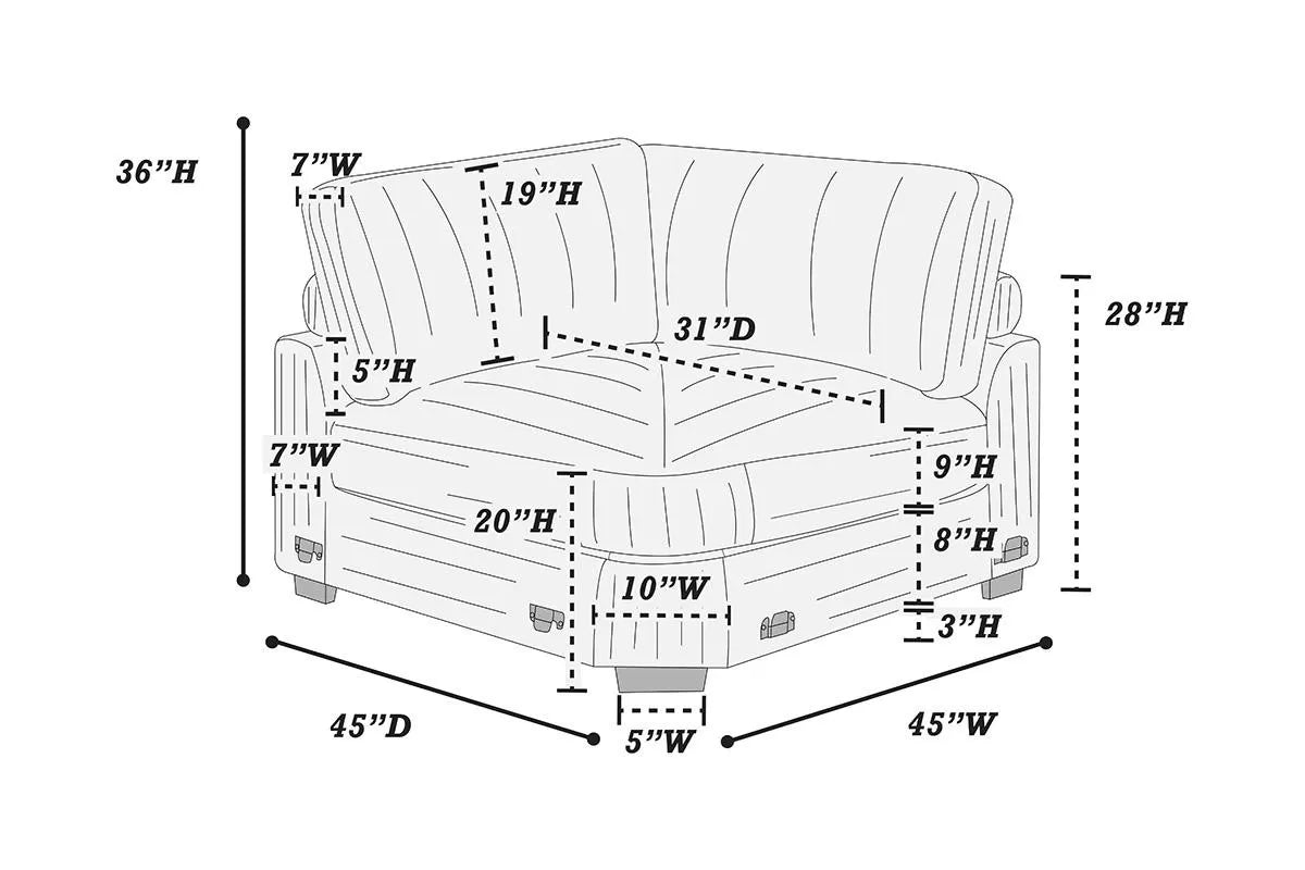 Corner Wedge ||  F8994  /  F8987 / F8364