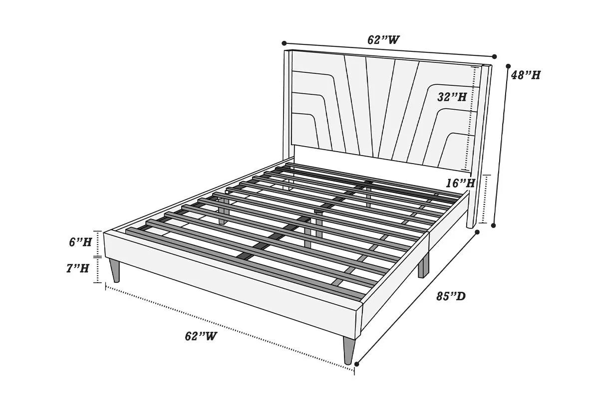 Queen Bed || F9624Q / F9625Q