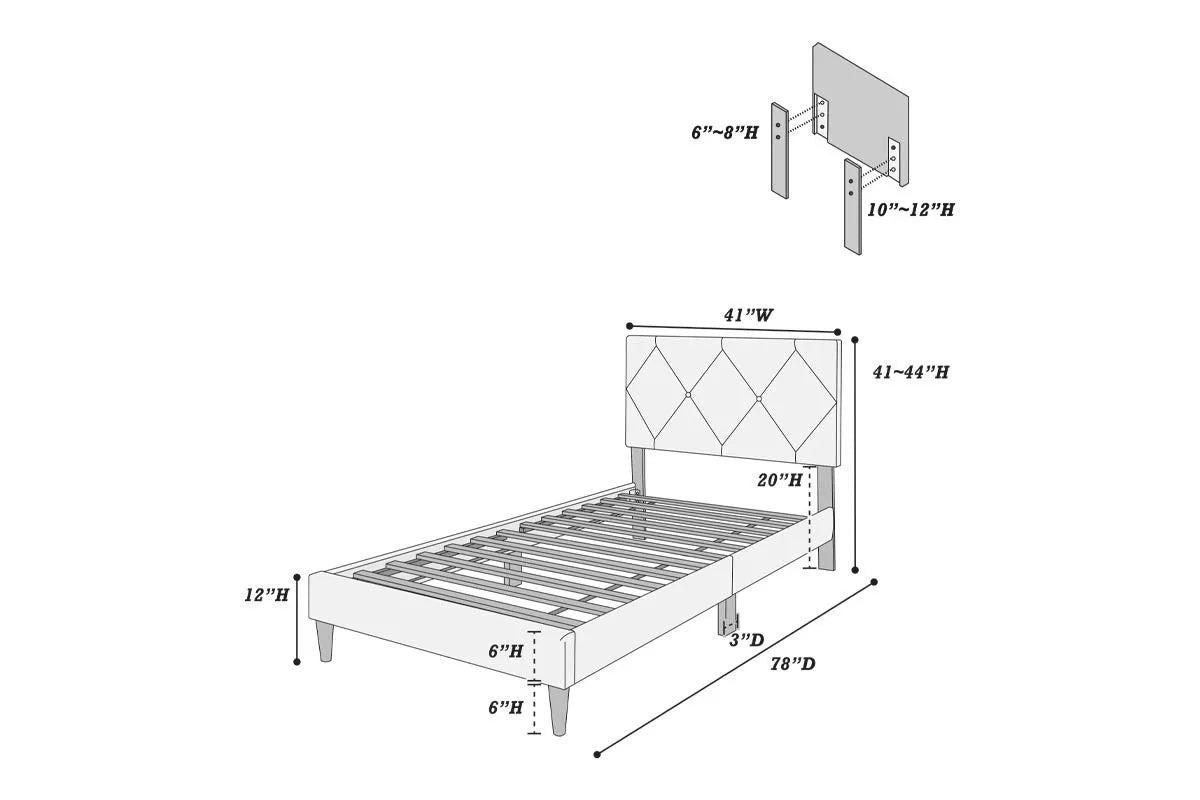 Twin Bed   || F9628T / F9629T / F9630T