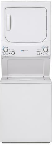 27 Inch Stackable Laundry Washer and Dryer -GUD27EESNWW