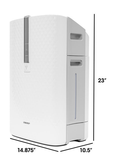 Sharp Plasmacluster Ion Air Purifier with True HEPA + Humidifier for Medium Rooms (KC850U)