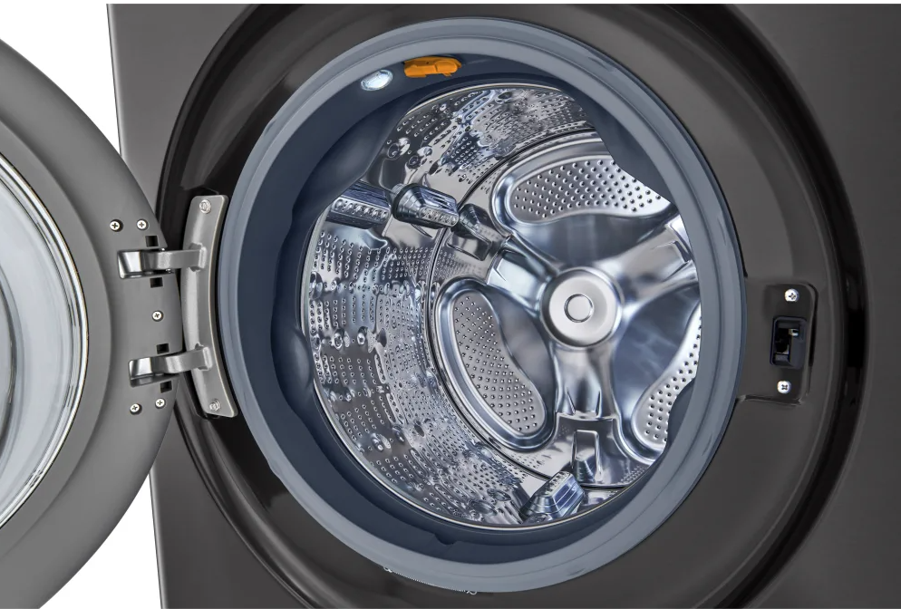 27 Inch Smart Electric Laundry Center with 4.5 cu. ft. Washer Capacity, 7.4 cu. ft. Dryer Capacity, WKEX200HBA