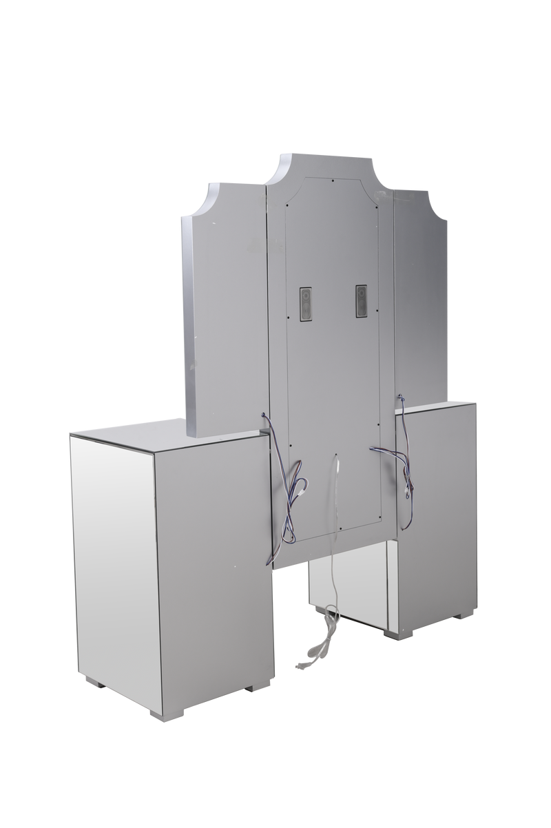 VANITII Mirrored Vanity With LED Lights X-C-MIR-TAB-LED-03-01~04