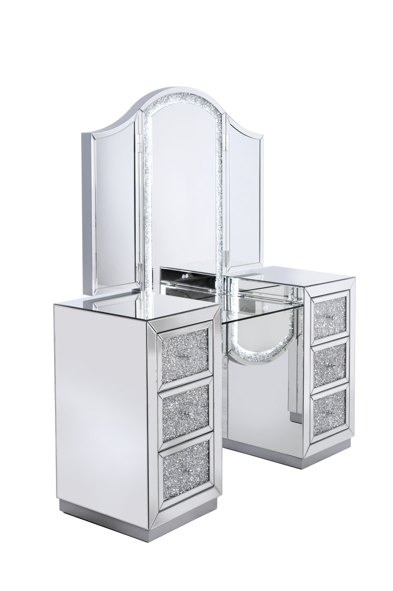 VANITII Mirrored Vanity With LED Lights X-MIR-TAB-LED-03-01~03
