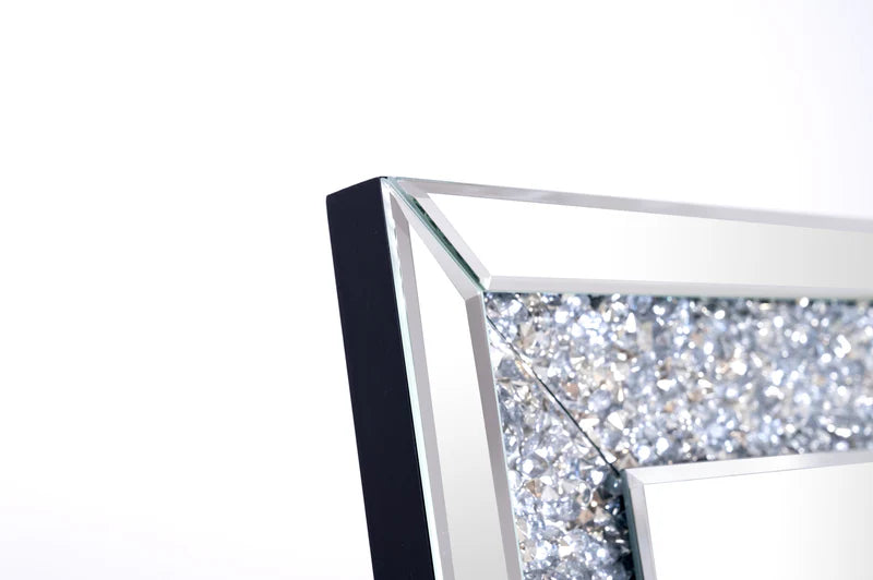 VANITII Crushed Diamonds LED Standing Mirror X-STA-MIR-LED-01