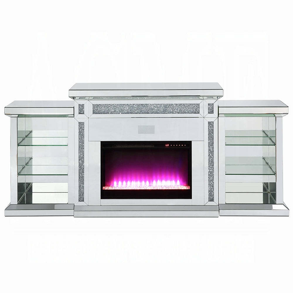 Noralie Fireplace W/LED & Bluetooth