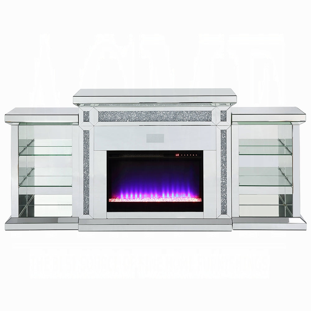 Noralie Fireplace W/LED & Bluetooth