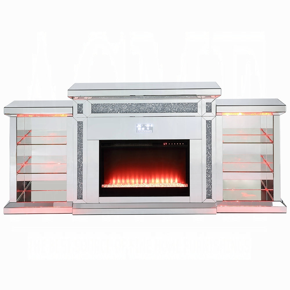 Noralie Fireplace W/LED & Bluetooth