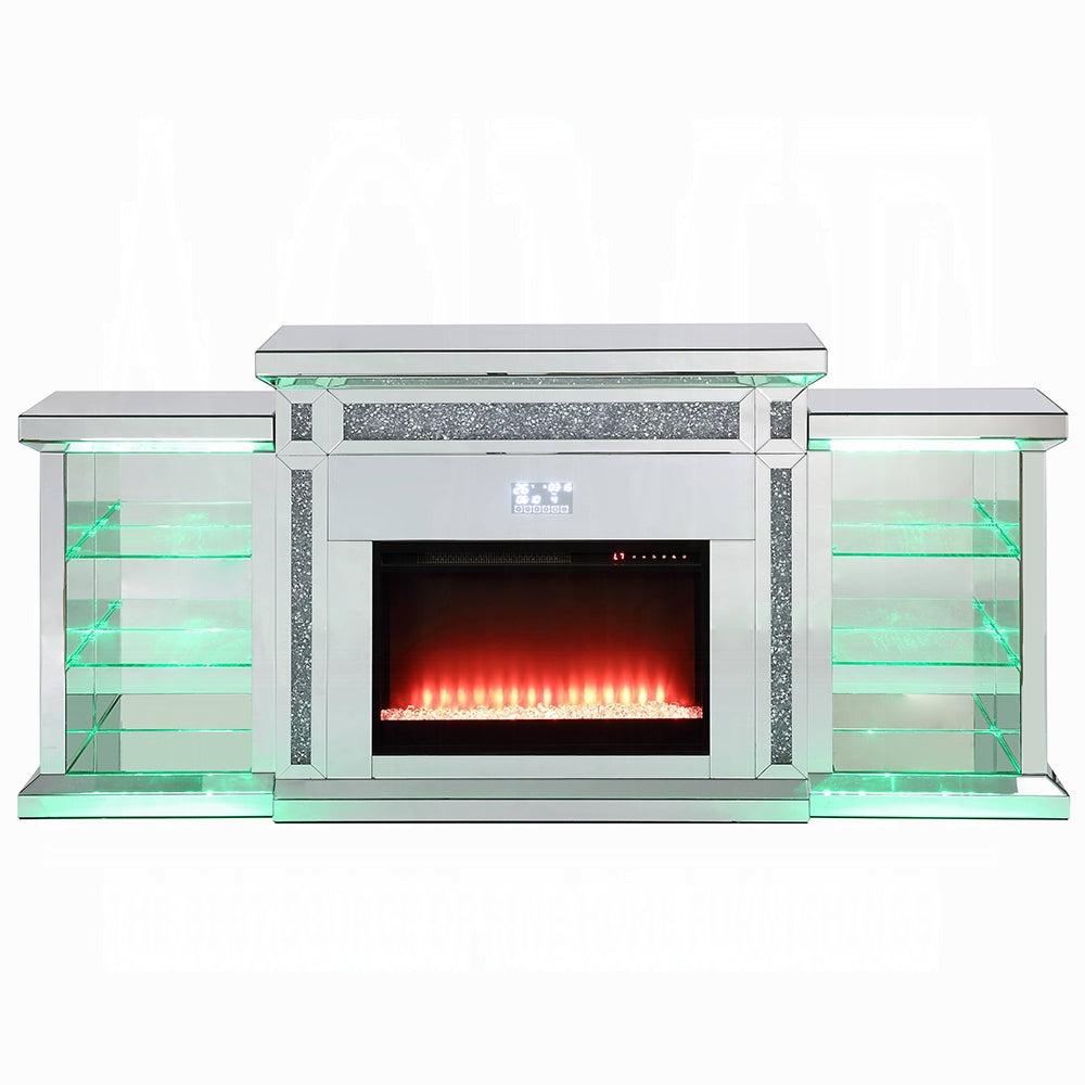 Noralie Fireplace W/LED & Bluetooth