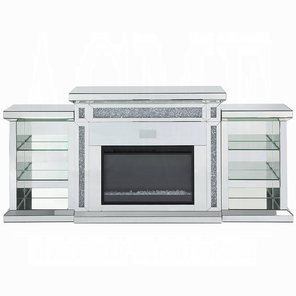 Noralie Fireplace W/LED & Bluetooth