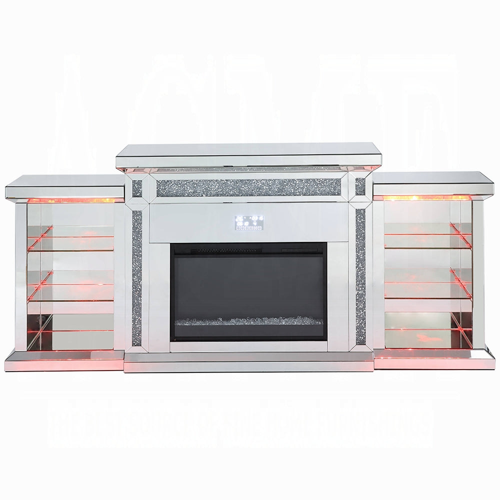 Noralie Fireplace W/LED & Bluetooth