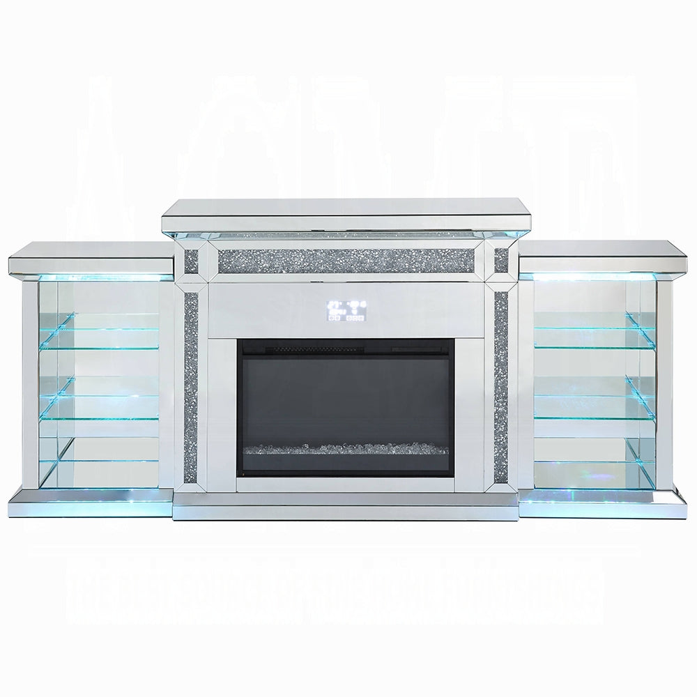 Noralie Fireplace W/LED & Bluetooth