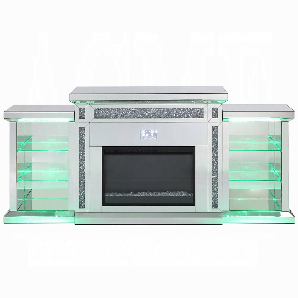 Noralie Fireplace W/LED & Bluetooth