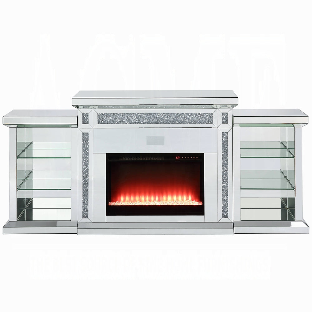 Noralie Fireplace W/LED & Bluetooth