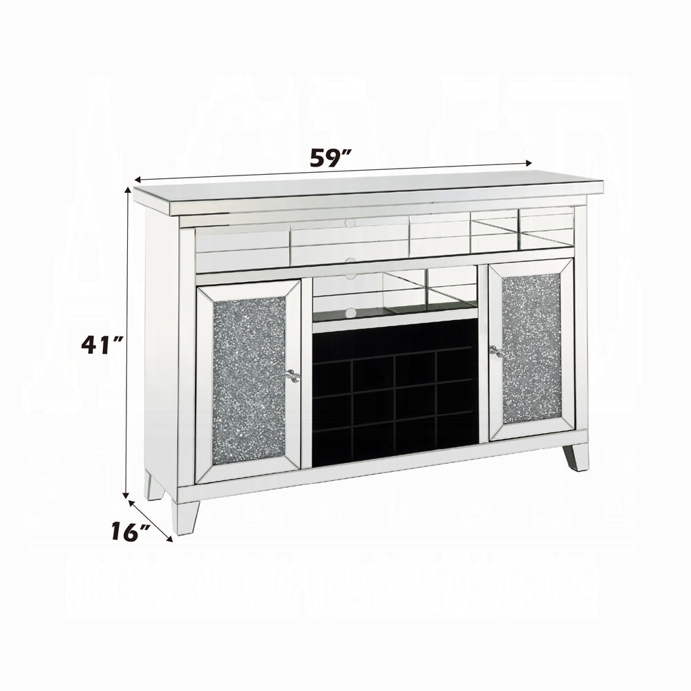 Noralie Wine Cabinet W/Led