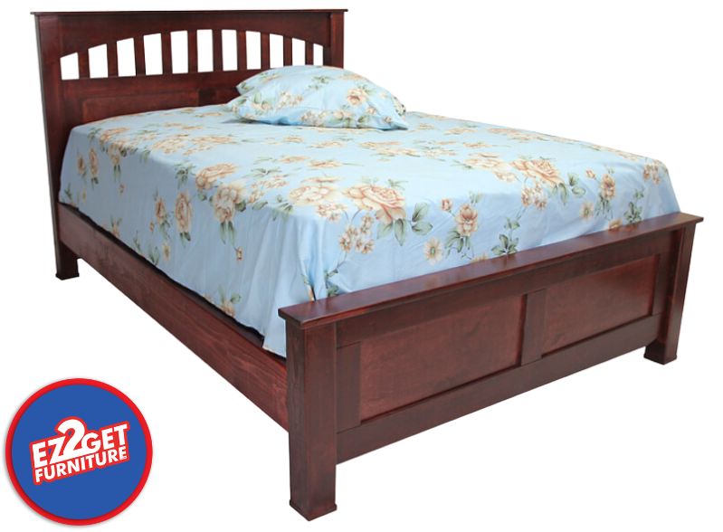 The Most Sturdiest Cherry Wooden Bed Frame -Full or Queen