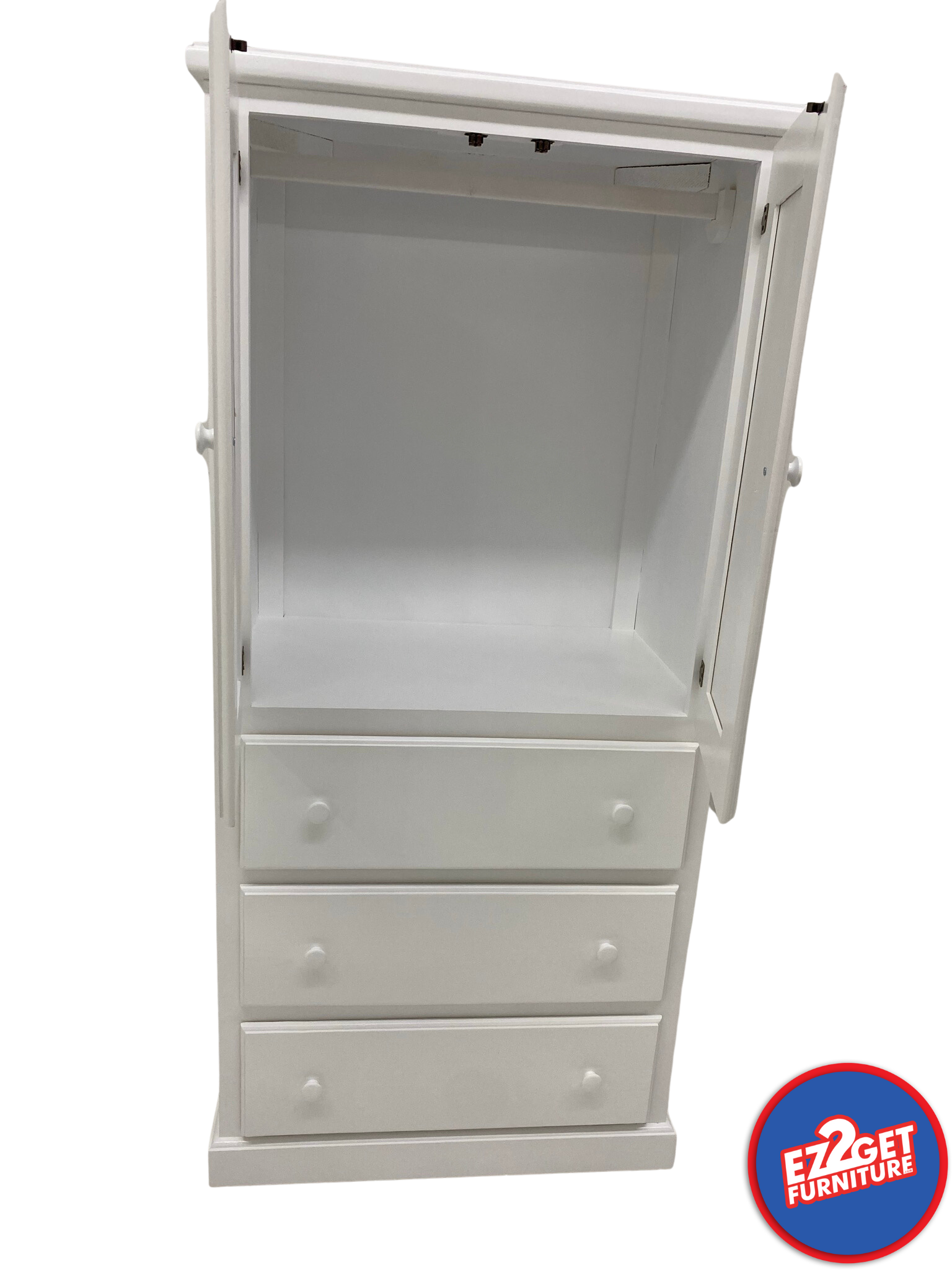 Solid Pine Wood Closet-36" x 73" H