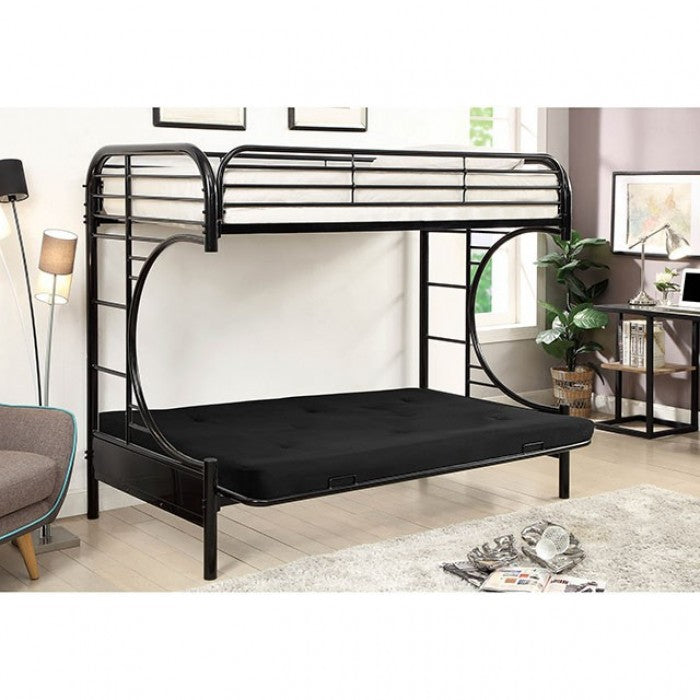 Opal Twin/ Full Bunk Bed-CM-BK932-BK