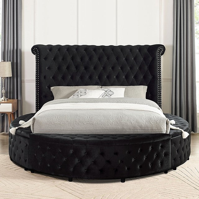 Sansom Queen Bed Frame     |     CM7178BK