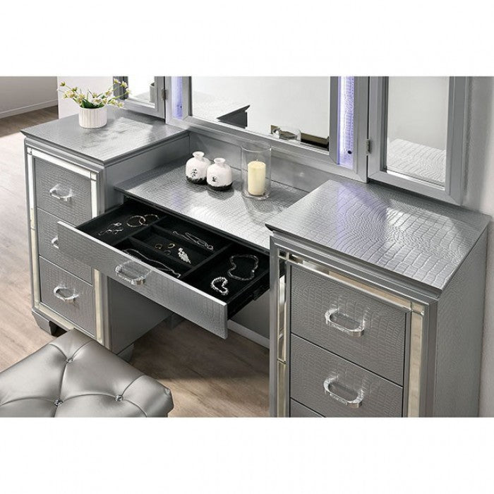 TASMIN VANITY W/ STOOL     |     CM7979SV-V