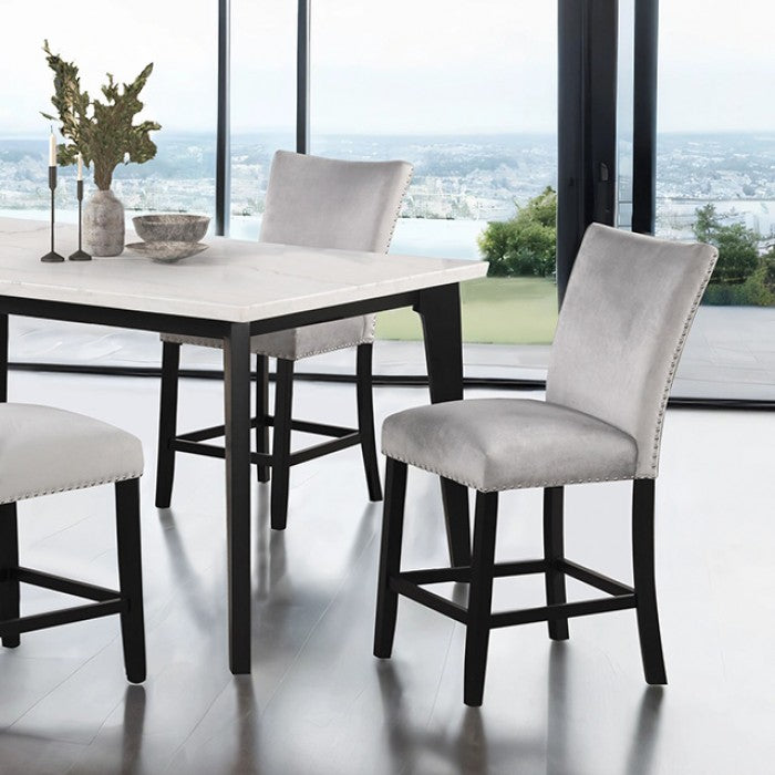 Sabro Rect Counter Ht. Table w/4 Dining  Chairs