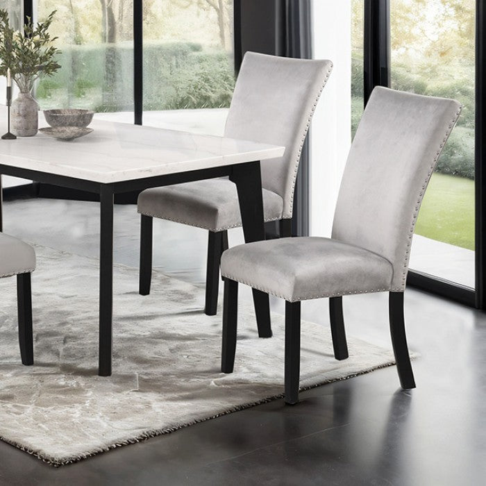 Sabro Rect Dining Table W/4 Dining Chairs