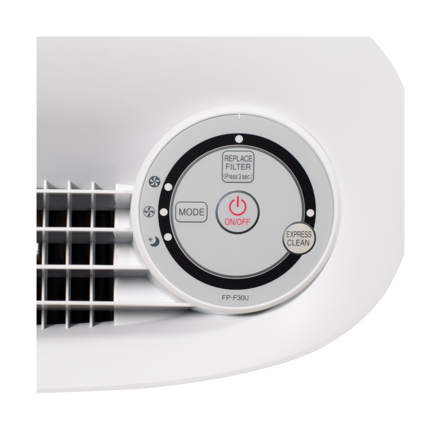 Sharp True HEPA Air Purifier with Express Clean for Small Rooms