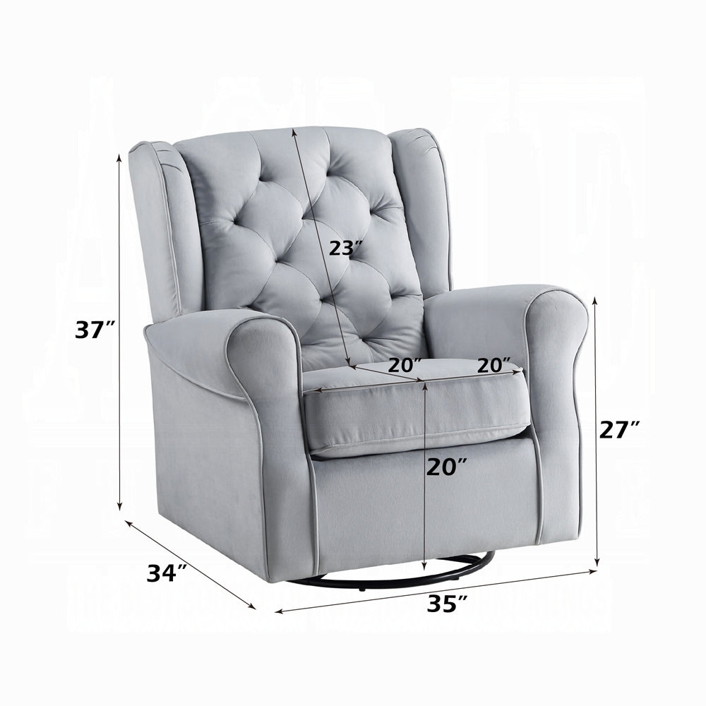 Zeger Swivel Chair W/Glider
