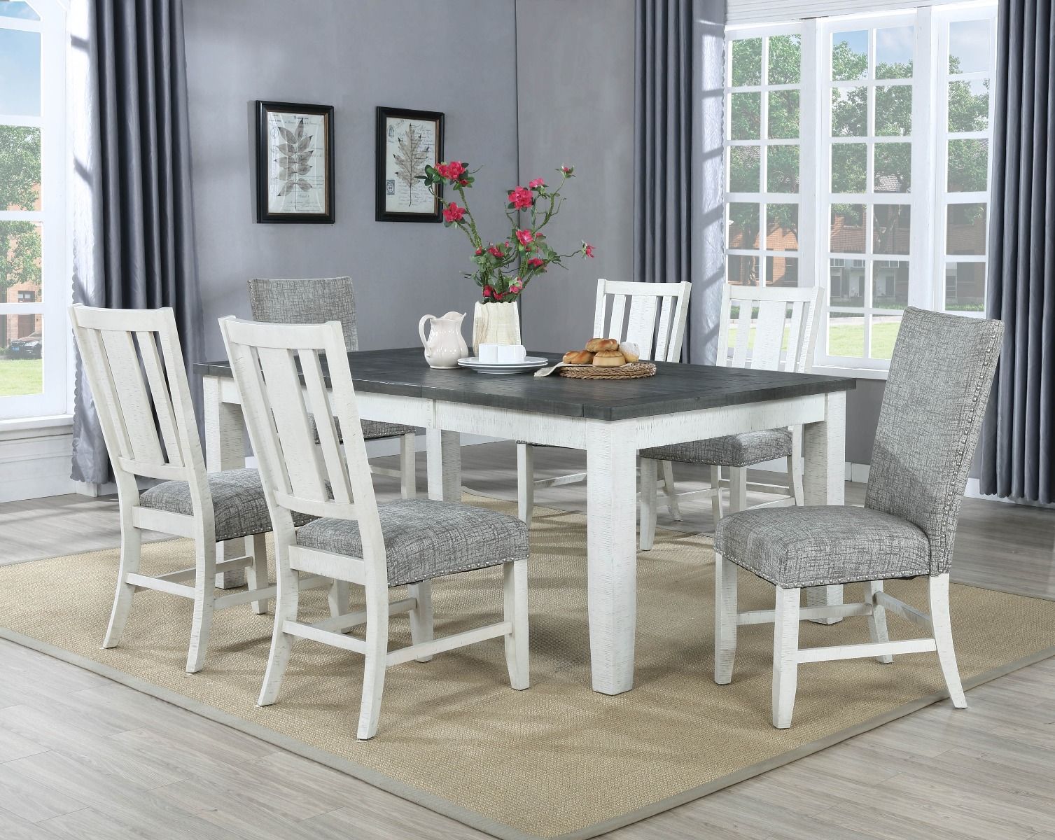 2 tone table online and chairs