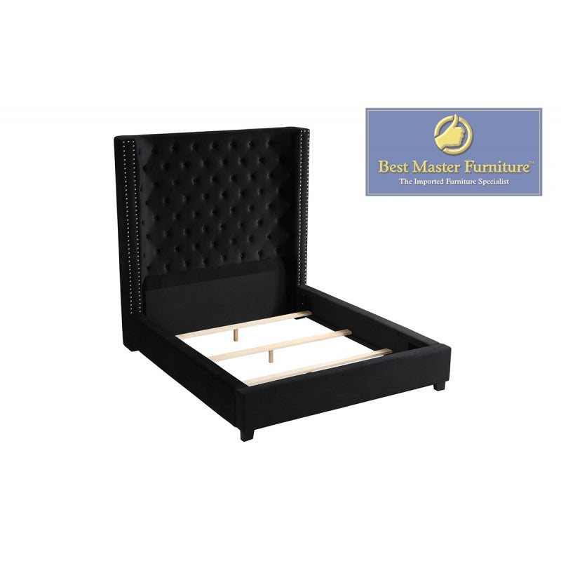 Velvet Upholstered Bed - YY139