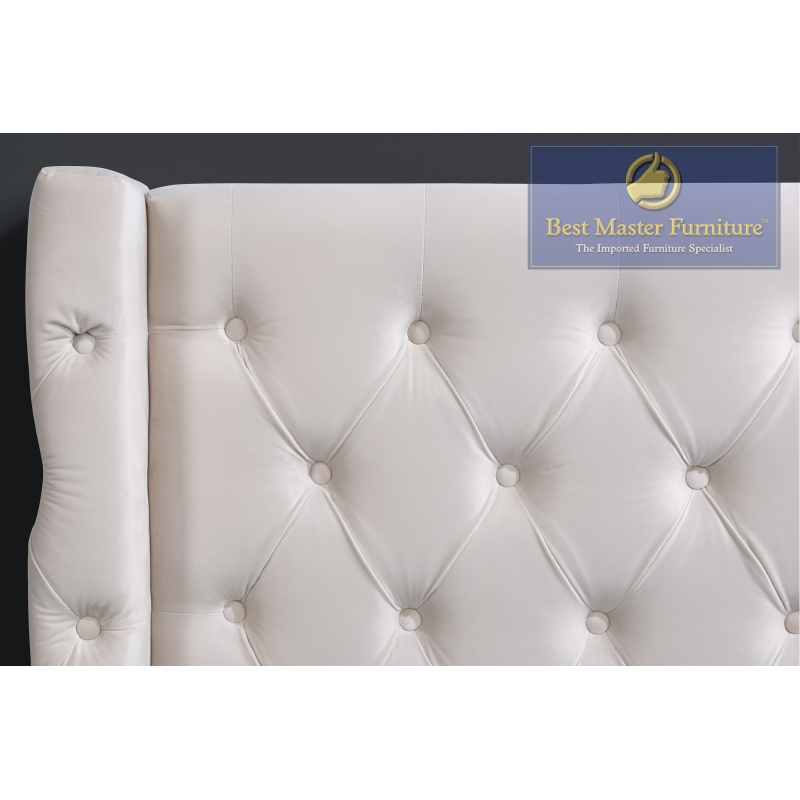Velvet Tufted Bed - Yy140