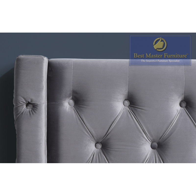 Velvet Tufted Bed - Yy140