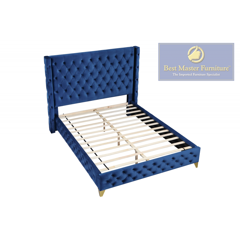Velvet Tufted Bed - Yy140