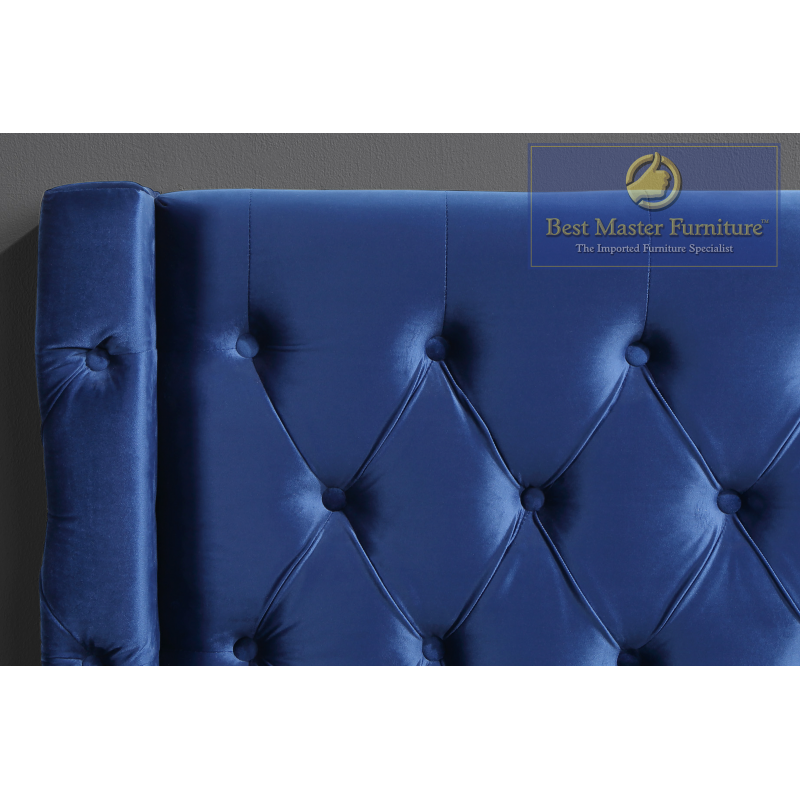 Velvet Tufted Bed - Yy140