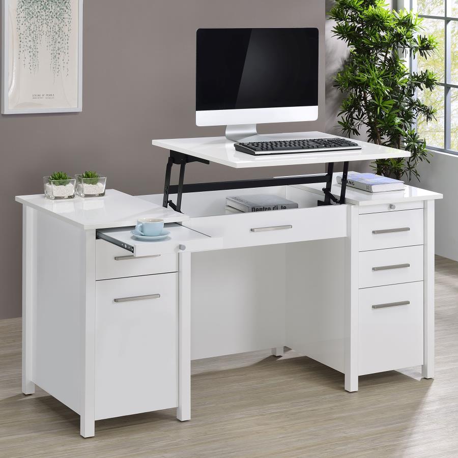 Dylan 4-Drawer Lift Top Office Desk-801573