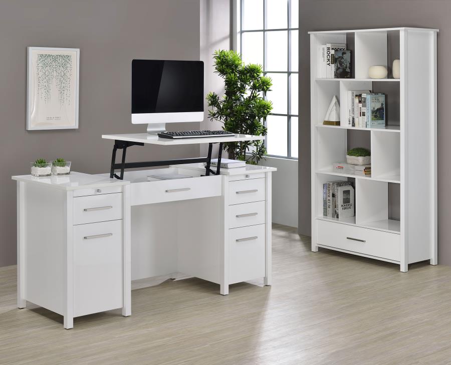 Dylan 4-Drawer Lift Top Office Desk-801573