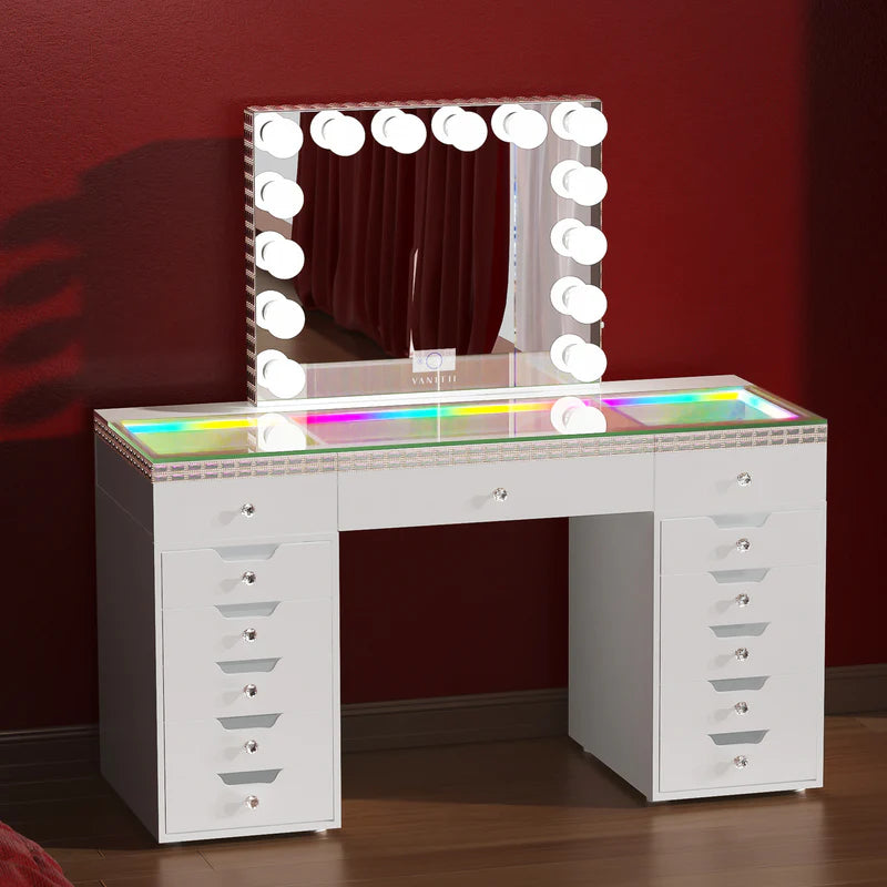 VANITII Angel Vanity Set     VNT-Angel-RGB01-WHT