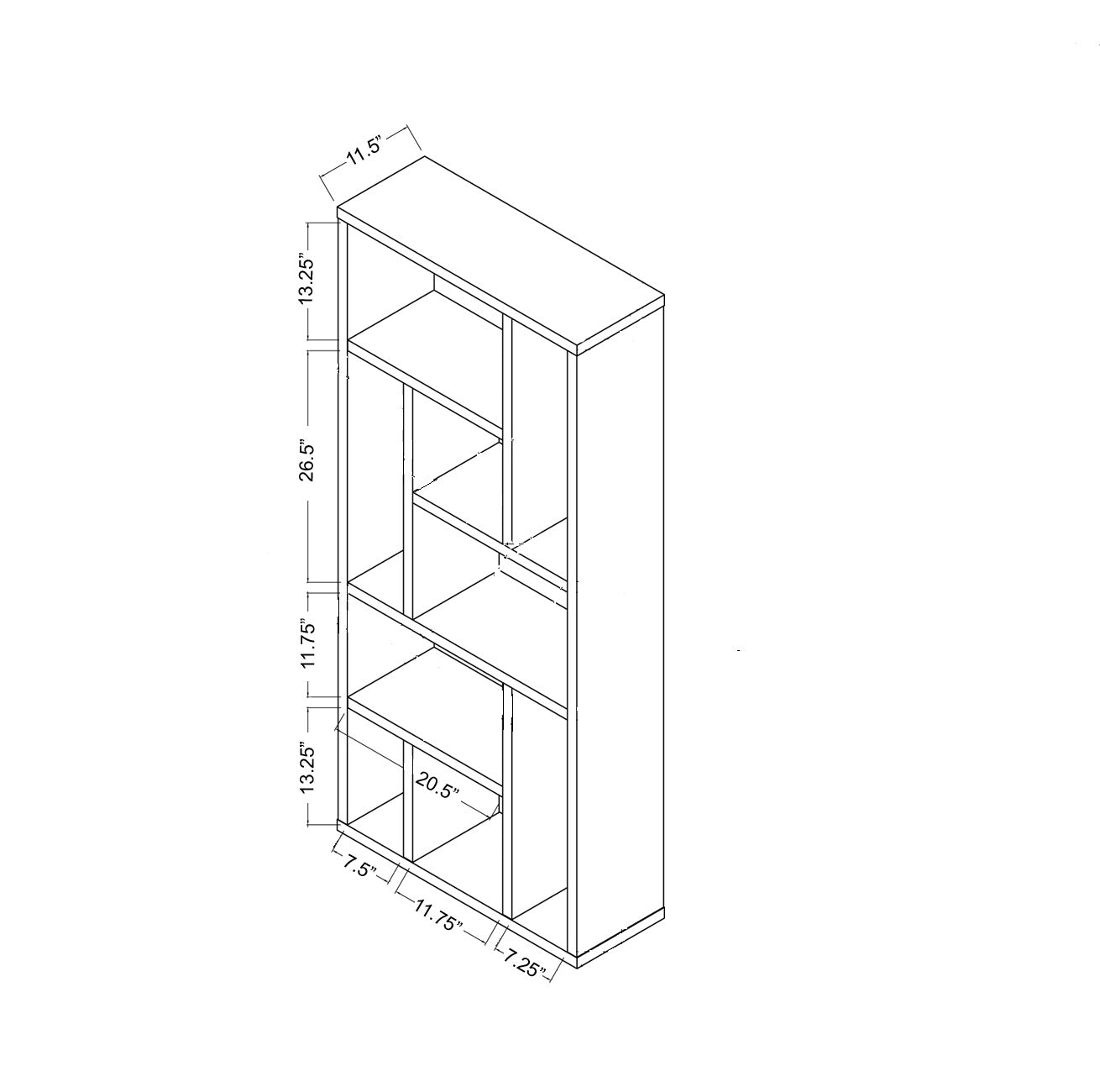 223057 | DISPLAY CABINET/TV STAND - WHITE3