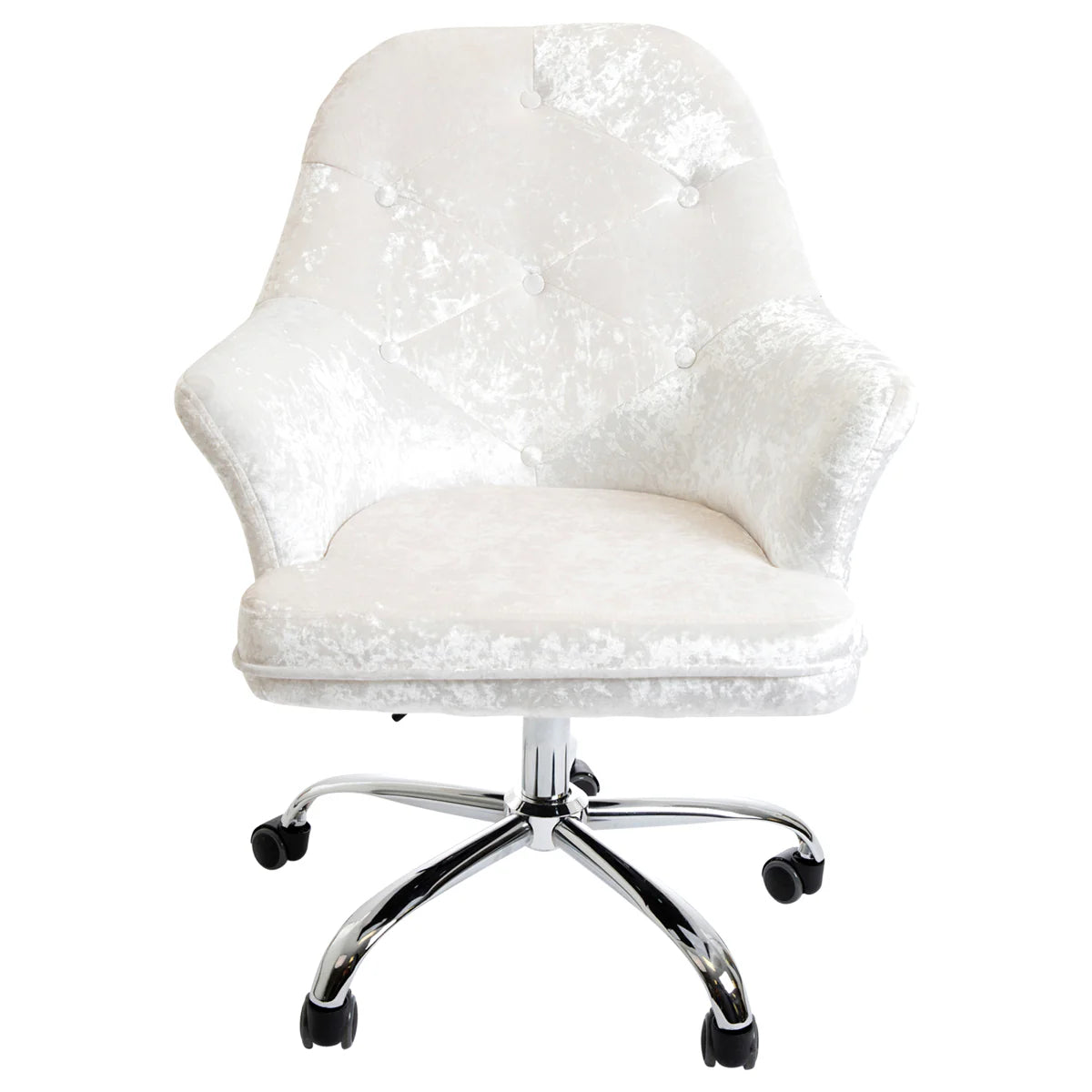 IVFC-TF401S-VGRY | Michelle Tufted Vanity Chair