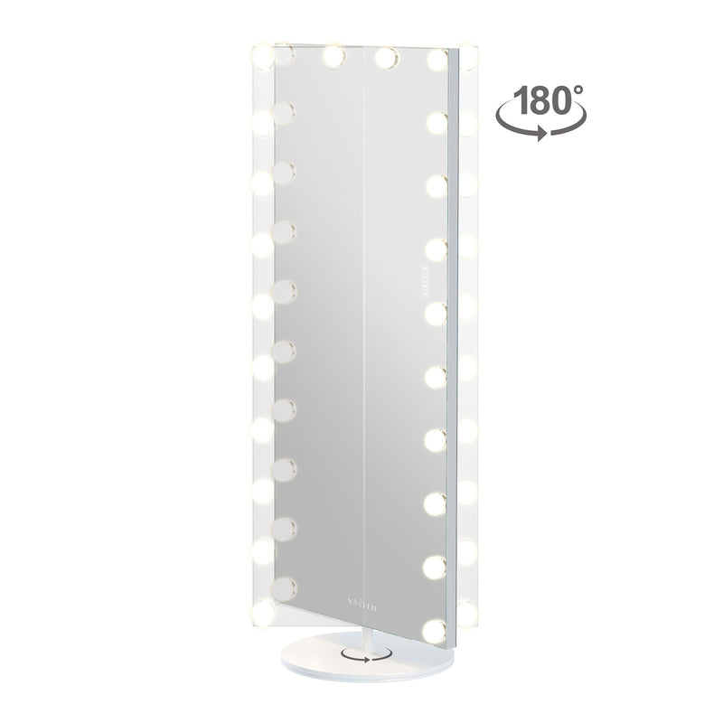 Svdor Hollywood Vanity Mirror - Full Length Vanity Mirror with Swivel 180º Rotation Stand   160-65Rotation