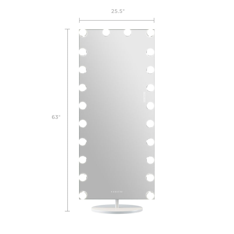 Svdor Hollywood Vanity Mirror - Full Length Vanity Mirror with Swivel 180º Rotation Stand   160-65Rotation