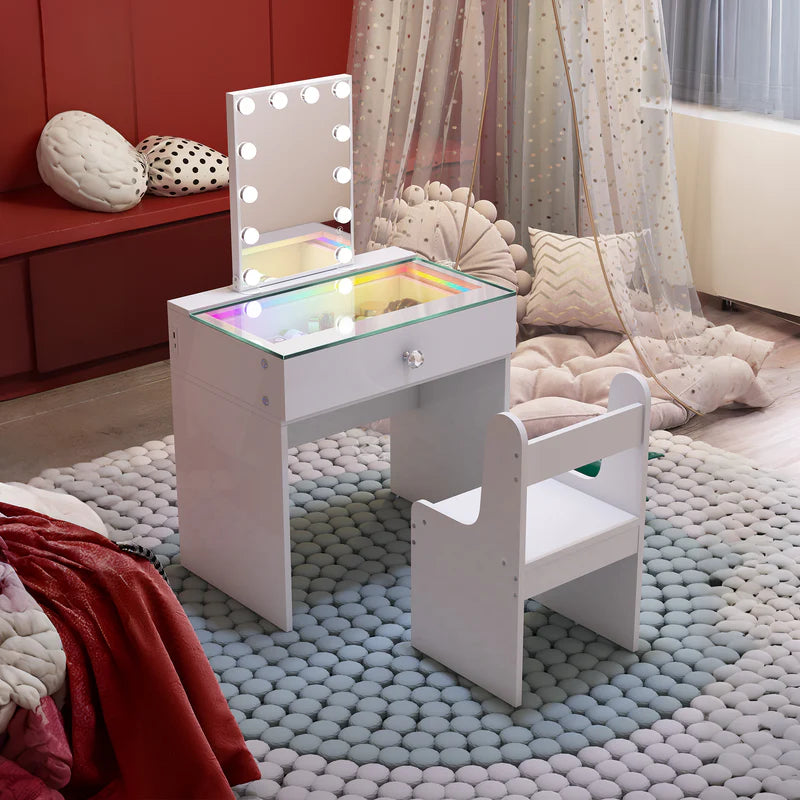 VANITII Elsa Vanity Set   VNT-Elsa-RGB-WHT