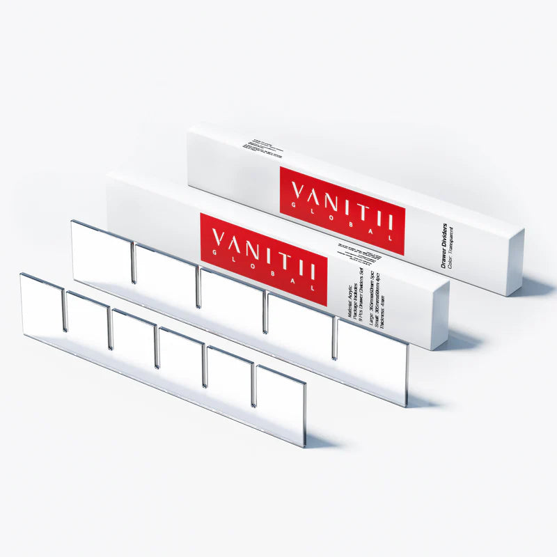 VANITII Acrylic Dividers   VNT- 9Dividers-C