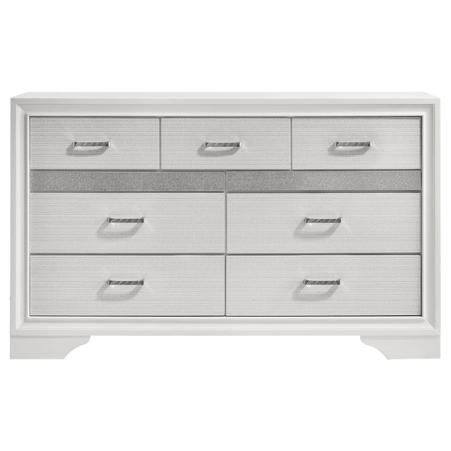 Miranda 7-Drawer Dresser White- 205113