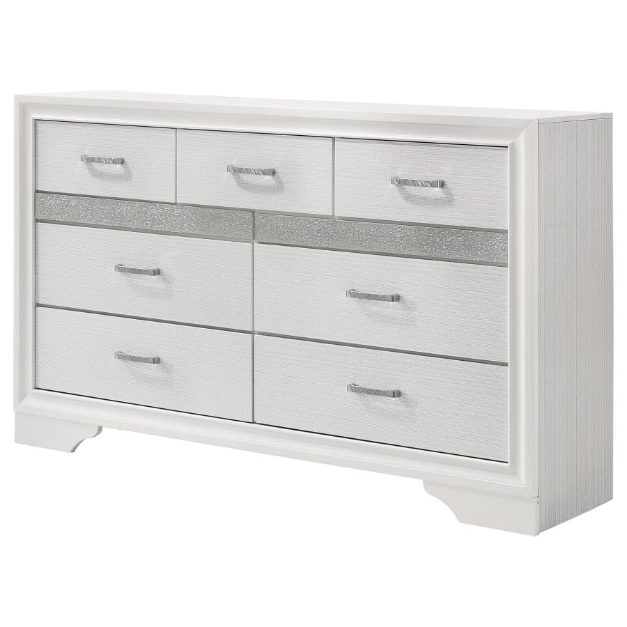 Miranda 7-Drawer Dresser White- 205113