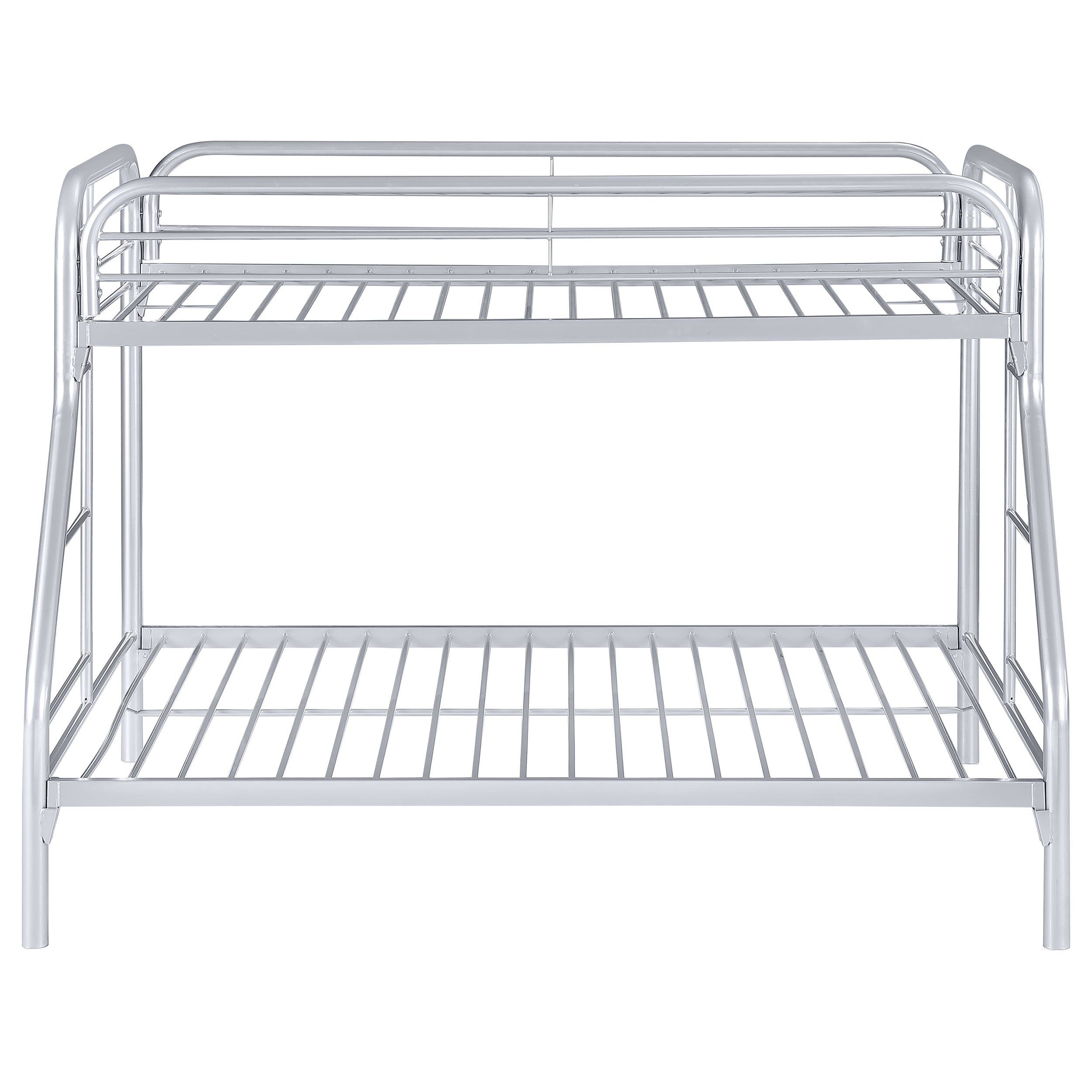 Morgan Metal Twin Over Full Bunk Bed Silver-2258V